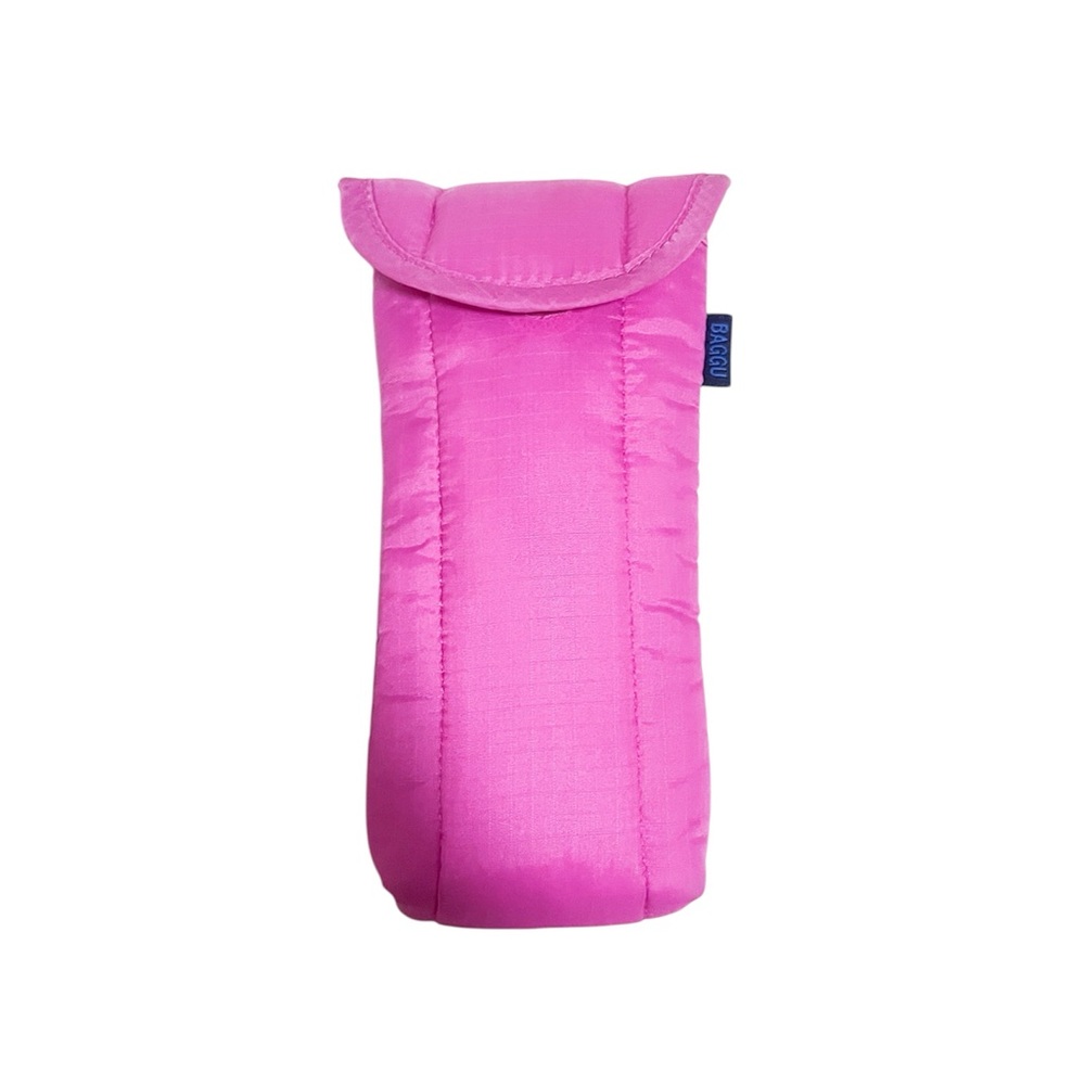 BAGGU-Puffy Glasses Sleeve in Extra Pink